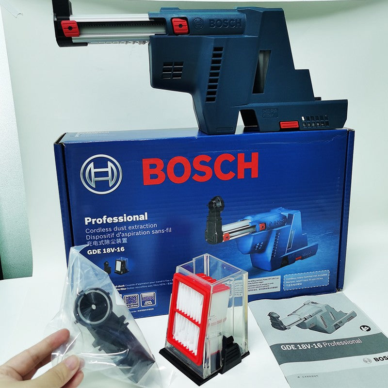 Bosch GDE18V-16 Extrator de pó a bateria para ferramentas elétricas GBH18v-26 GDE 18V-16 Solução sem pó Extrator de pó motorizado