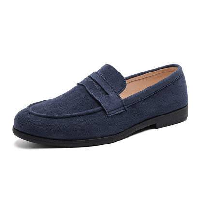 High Quality Men Loafers Comfortable Lightweight Casual Shoes Leather Dress Shoes Slip on Flat Fashion Business Shoes Moccasins