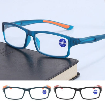 Sport Men Reading Glasses Ultralight Anti-blue Light Presbyopia Eyeglasses Women Men Far Sight Optical Eyewear Diopters +100+400