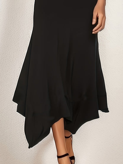 2024 summer new women's plus size fashion elegant temperament models knitted fabric half skirt