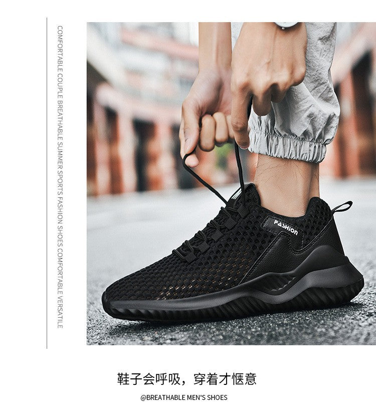 2025 Summer Men's Loafers Walking Mesh Breathable Summer Comfortable Casual Shoes Sneakers Zapatillas Hombre Men Running shoes