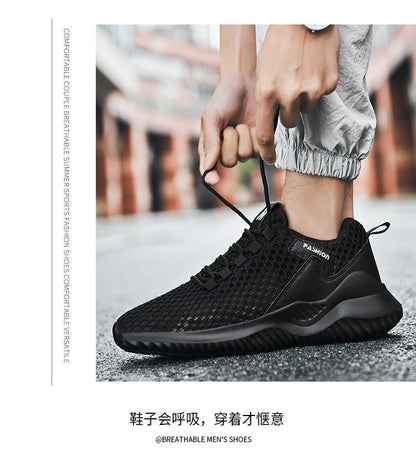 2025 Summer Men's Loafers Walking Mesh Breathable Summer Comfortable Casual Shoes Sneakers Zapatillas Hombre Men Running shoes