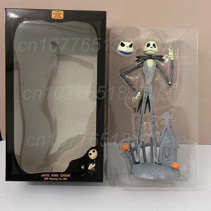 The Nightmare Before Christmas Jack Skellington Action Figure 12 Face Jack Jack Chair Special Version Model Toys Christmas Gift