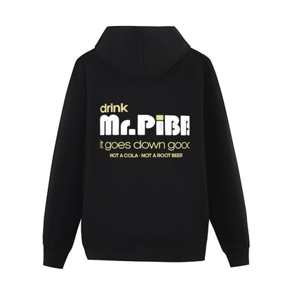 Drink Mr Pibb // Vintage 80s Distressed Style Hoodie fashion men anime clothes blouse aesthetic clothing men's oversize hoodie