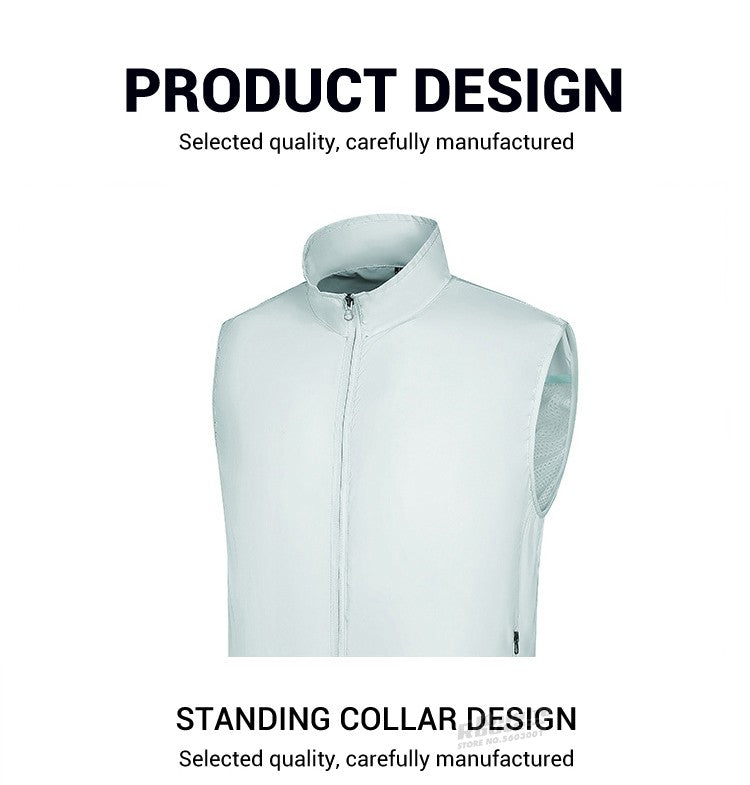 2024 Cool Vest Wearable Cooling Fan Vest Air-conditioned Clothes Cooling 13 Hours for High Temperature Work Fishing Vest Hiking