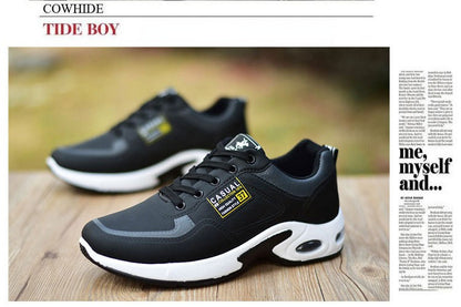 New Men Running Shoes Breathable Air Cushion Sneakers Men Outdoor Lace Up Walking Shoes Non-slip Men Sport Shoes Tenis Masculino