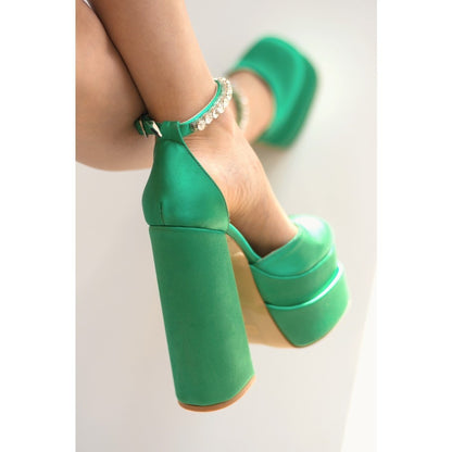 New Fashion Women Pumps Retro Mary Janes Chunky Heels Sandals Spring Platform Dress Party Wedding Basic Shoes Woman Big Size