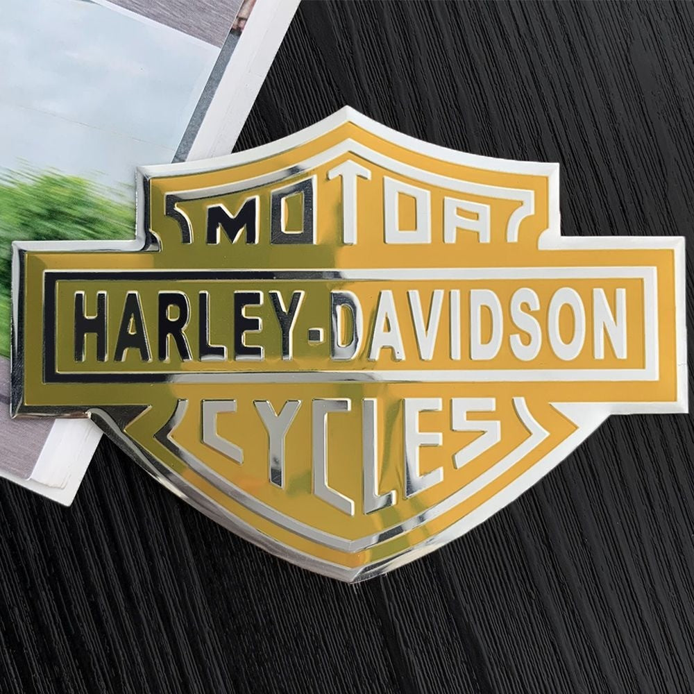 Para Harley Davidson Logotipo Decorativo de Metal Moto Adesivo Personalizado Modificado 3D Estéreo Adesivos de Carro Acessórios de Emblema