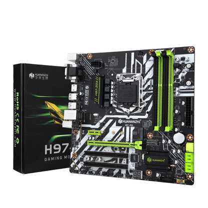 Placa-mãe HUANANZHI H97 ZD3 H97 LGA 1150 M-ATX SATA3 USB3.0 Suporte NVME NGFF M.2 SSD RAM não-ecc core i3 4130 i5 4460 i7 4770