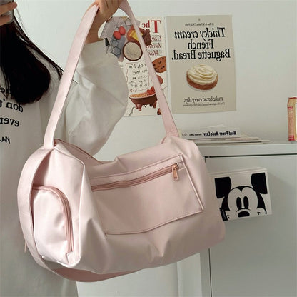 Large Crossbody Travel Tote Bags for Women 2024 Canvas Shoulder Messenger Bag Sports Yoga Satchels Fashion Woman Handbag