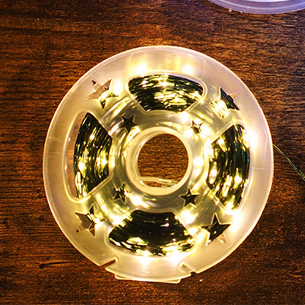 10-50M LED String Lights Fairy Green Wire Outdoor Christmas Light Tree Garland for New Year Street Home Party Wedding Decorion
