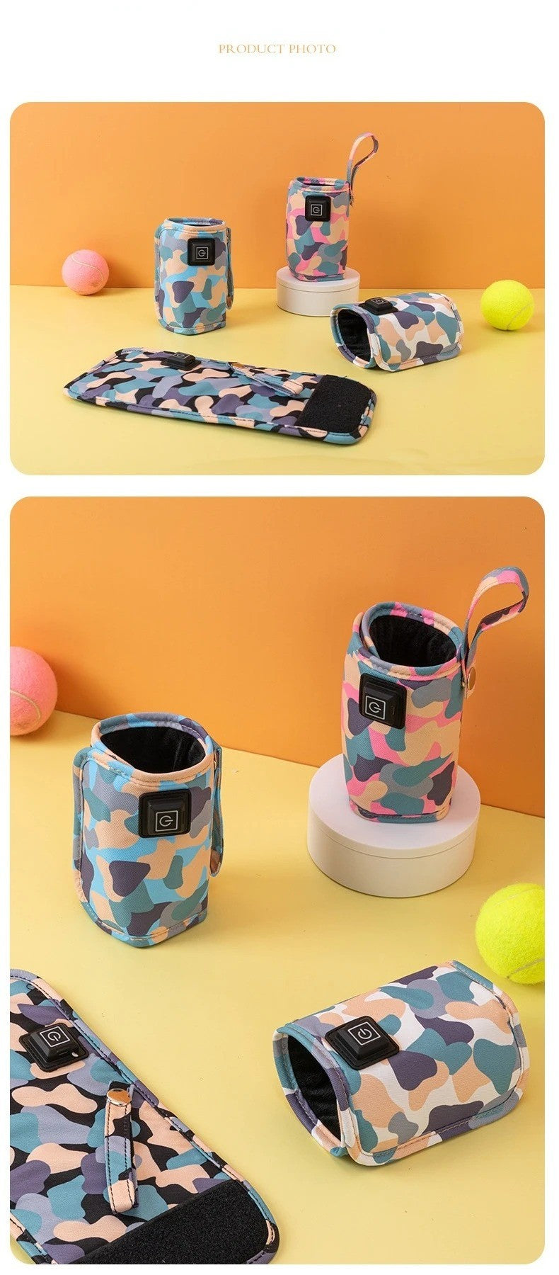 USB Milk Water Warmer Travel Stroller Insulated Bag Baby Nursing Bottle Heater Supplies for Outdoor