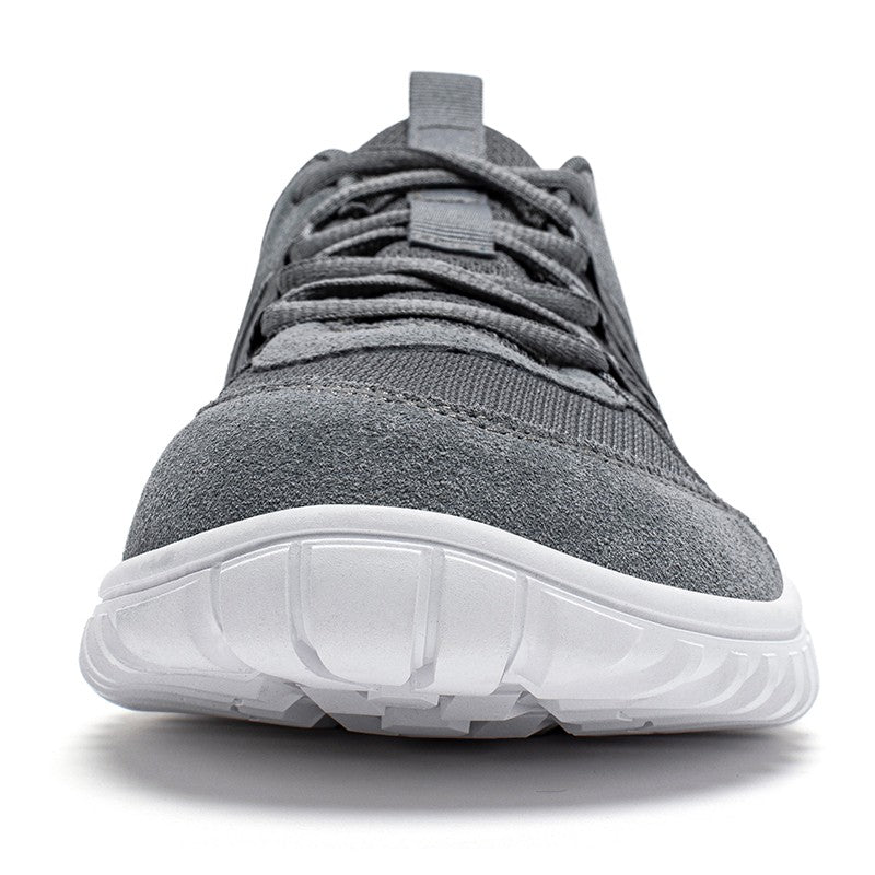 HOBIBEAR Wide Toe Walking Shoes Men Women Non Slip Outdoor Sneakers Lace Up Mesh Breathable Running Shoes