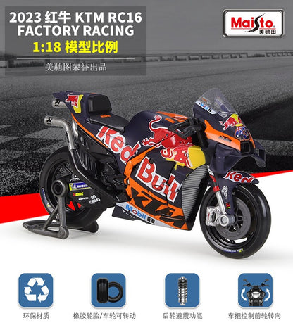 Maisto 1:18 Ducati Team 20º Aniversário 1# 23# Moto Gp Misano Livery Ducati Lenovo Liga Miniatura Modelo Diecast Brinquedos