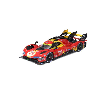 Burago 1:24 499p 83 Ferrari 12cilindri Liga de Metal Modelo de Carro em Miniatura por Fundição Coleção Simulação Ornamento Brinquedos Personalizados Presente