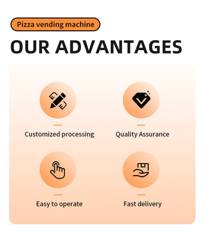 Outdoor Pizza Vending Machine for Sale 69 Pcs 12 Inch Pizza Full Automatic Outside Vending Machine Good Quality