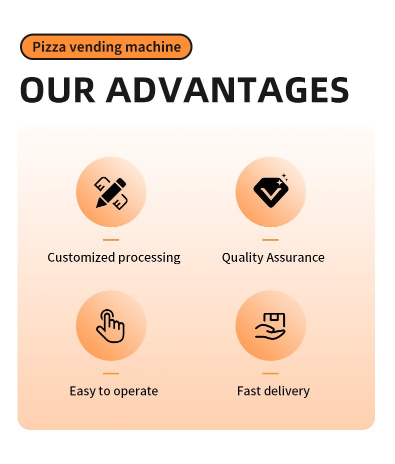 Outdoor Pizza Vending Machine for Sale 69 Pcs 12 Inch Pizza Full Automatic Outside Vending Machine Good Quality