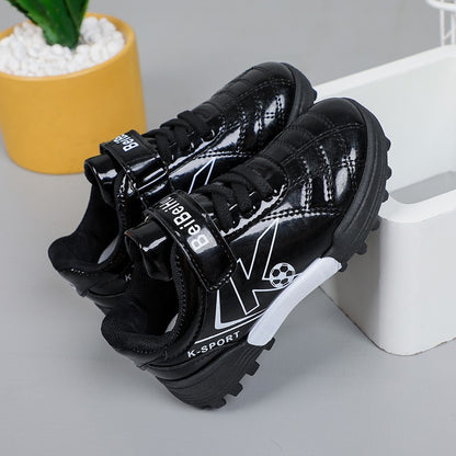 Soccer Cleats for Kids 2024 New Children Football Cleats Fashion Firm Ground Soccer Shoes