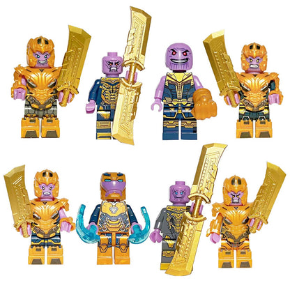 Peças de montar, figuras, bonecos humanoides, brinquedos, minifiguras, bonecas humanoides, brinquedos infantis, presentes de aniversário, personagens de desenhos animados