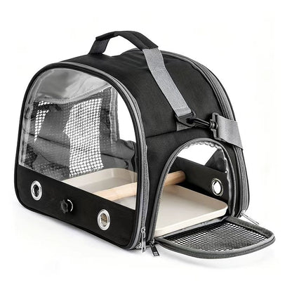 Gaiola Portátil Dobrável para Pássaros Equipada com Chassi de Plástico Bolsa de Mão Pequena para Animais de Estima Adequada para Papagaio Hamster Ouriço Esquilo