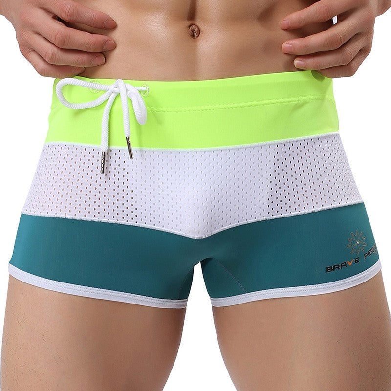 Men's Surf Board Shorts Beachwear Swimming Trunks Men U Convex Pouch Boxer Shorts Bikni Male Panties Underpants