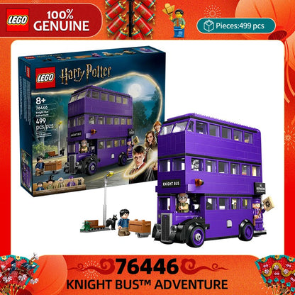 LEGO Blocos de Montar Harry Potter Série 76446 A Aventura do Nôitibus Brinquedo Infantil Montado de Presente
