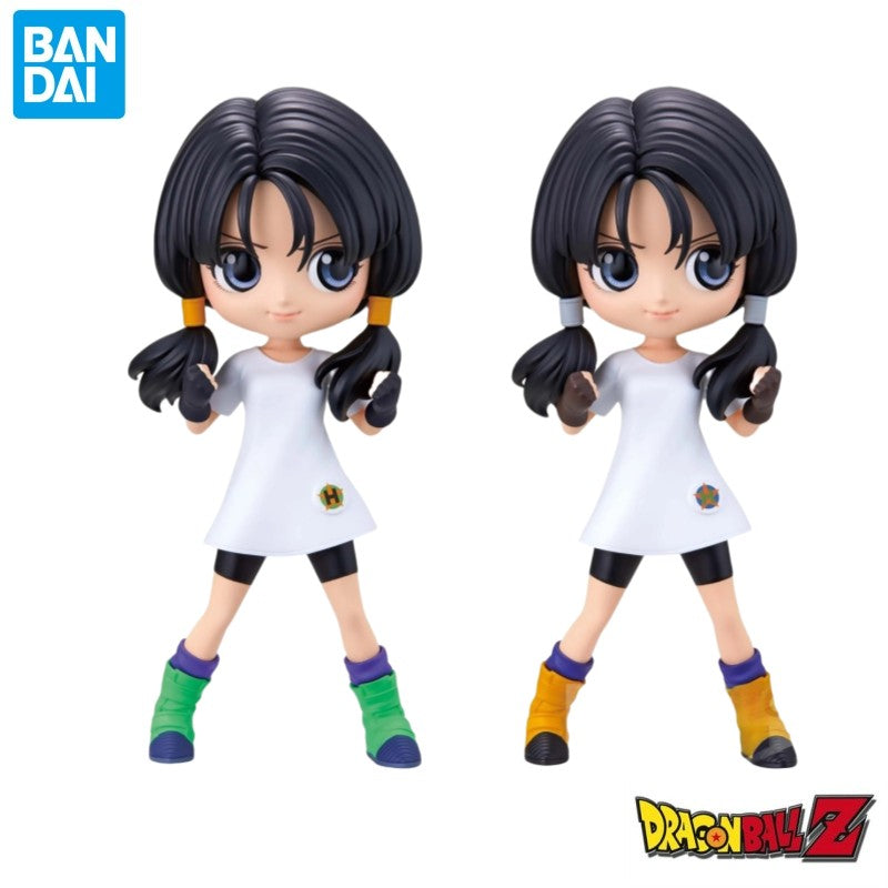 Em estoque Bandai Model Doll Marca Nova Embalagem Dragon Ball Qposket Videl Personagens de Anime Originais Kit de Garagem Colecionável