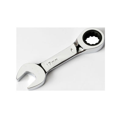 1 Chave de Catraca Curta - Alcance de 6-19mm, Chaves de Soquete de Catraca de Cabo Curto de 72 Dentes para Reparo Automotivo e de Porcas