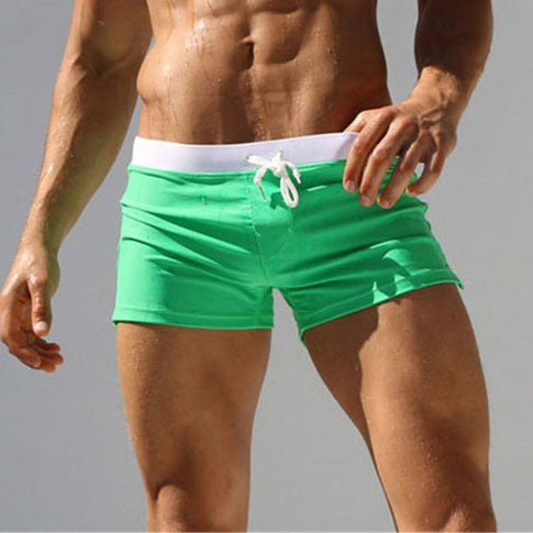 New Fashion Swimwear Men Breathable Men's Swimsuits Trunks Boxer Briefs Sunga SwimSuits Maillot De Bain Beach Shorts