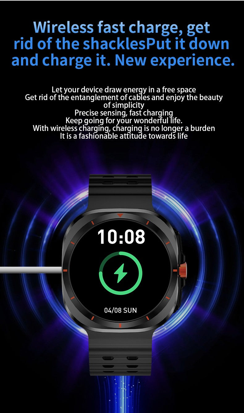 G.L Wear New Watch 7 Ultra Bluetooth Call Voice Assistant Heart Rate Monitor 1.52 inch AMOLED Screen Man Woman Smart Watch Gift