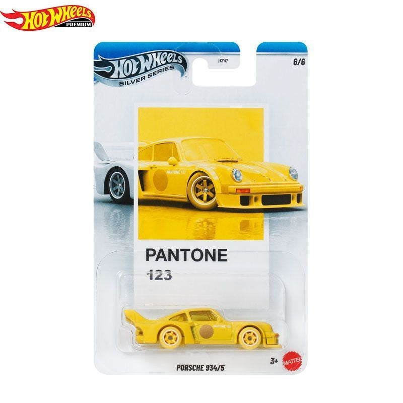 Hot Wheels Silver Series Pantone Artsy Set Genuíno Porsche/Camaro/Kombi/Mustang/Nissan Veículo Diecast Escala 1:64 Modelo de Carro de Liga Presente
