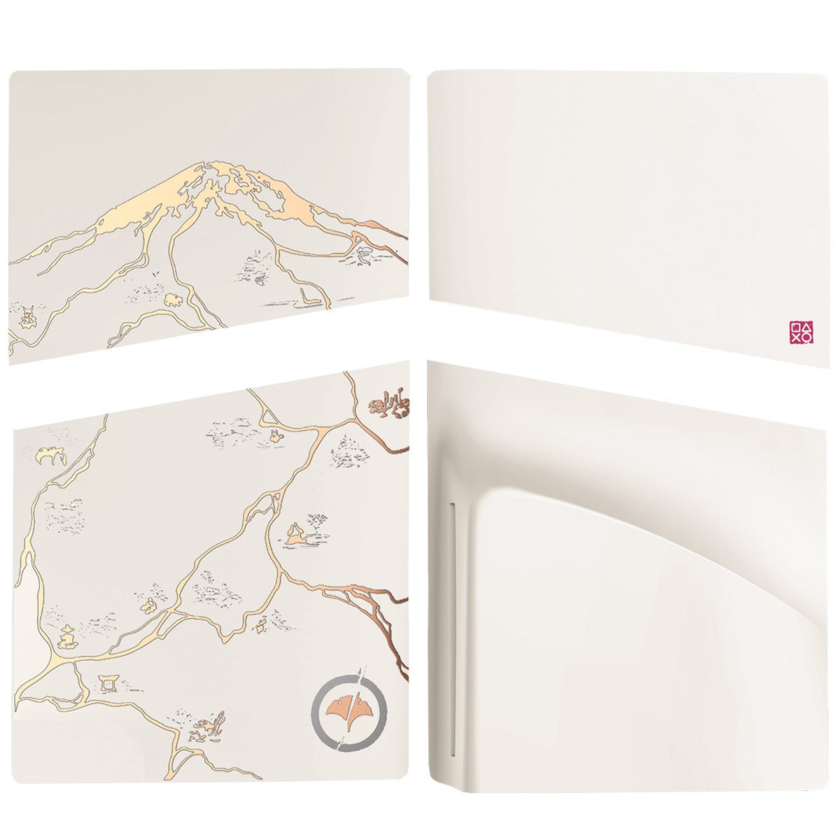 Limited 30th Anniversary Premium ABS Hard Case Replacement Faceplate with Logo Skin&30th Sticker Panels For PS5 Slim Console