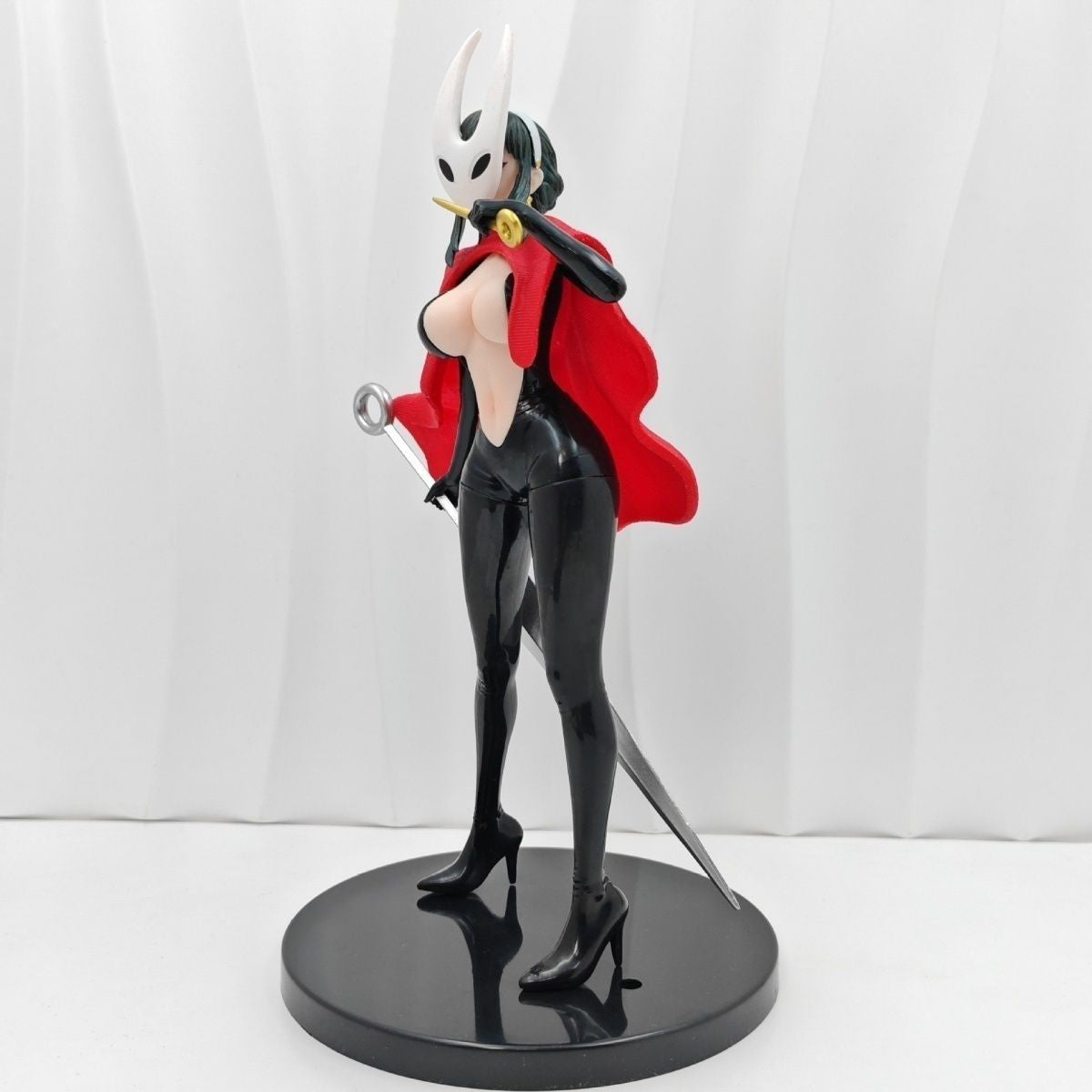 Boneco de Anime Hollow Knight Hornet Yor de 23cm em estoque, Figura de Ação Hentai, Máscara Pode Ser Substituída, Modelo de Coleção em PVC, Brinquedos de Boneca