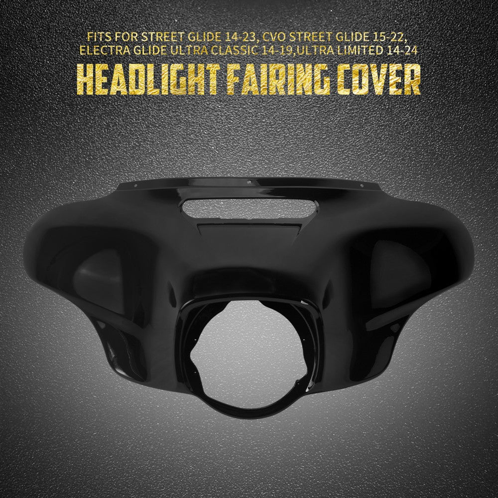 Capa Externa do Farol Dianteiro da Motocicleta para Harley Touring Street Glide Ultra Limited 2014 em diante Electra Glide CVO