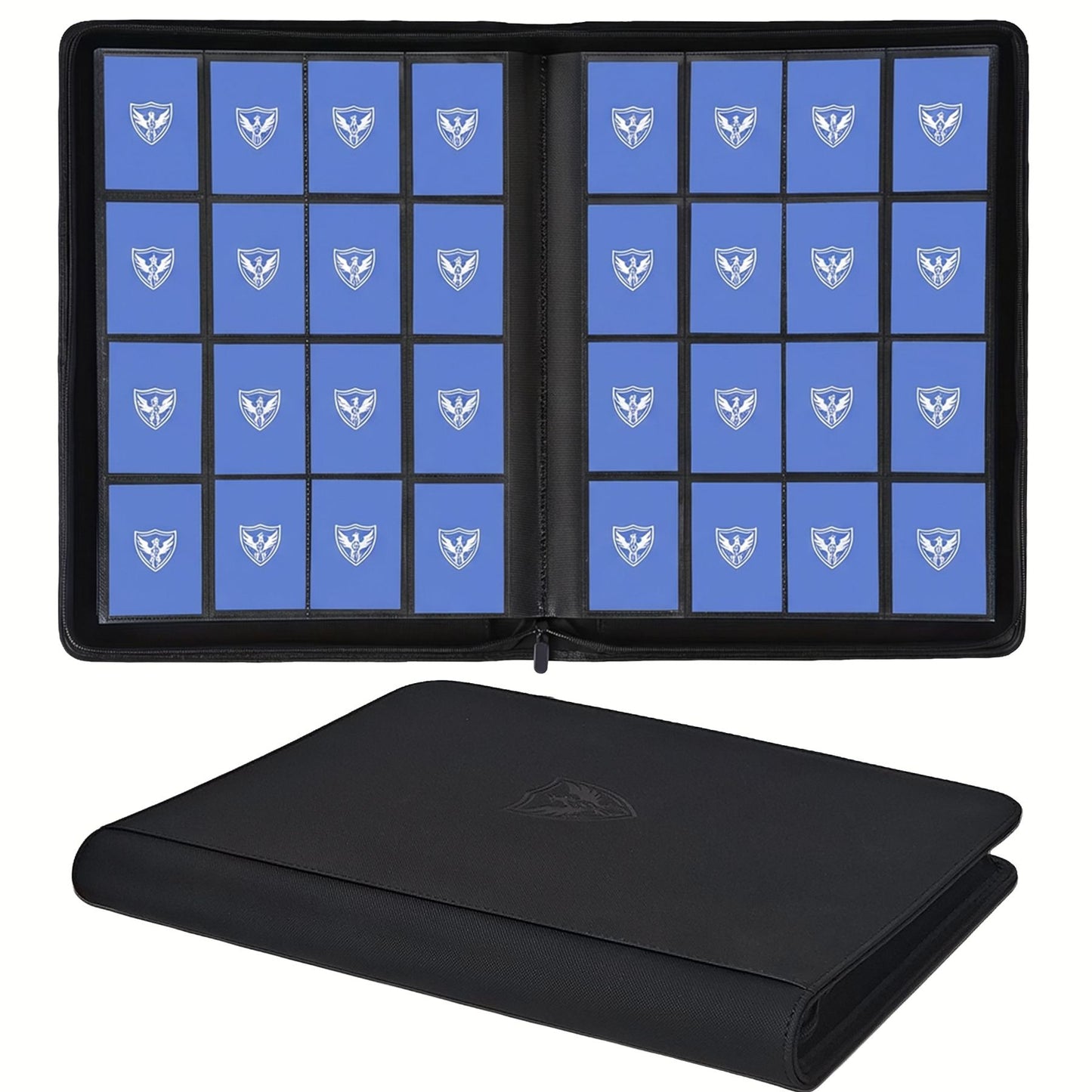 Trading Card Binder, Premium Card Binder, 1024-Pocket Trading Card Binder, Premium 16-Pocket Card Holder Folder, Side-Loading Card Album Suitable for Yu-Gi-Oh!, Magic: the Gathering, Trading Cards, Sports, Compatible with Tcg/Mtg, Card Storage