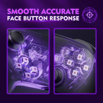 Extreme Rate Switch 2 Pro Controller Whole Clicky Kit Faster Trigger Smooth Face Buttons Response Upgrade Kit for Switch2 Pro