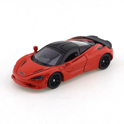 TSC 1:64 McLaren 750S Modelo de Carro Esportivo Simulação em Miniatura Liga Fundida Brinquedo de Carro Pequeno Ornamento de Coleção para Meninos