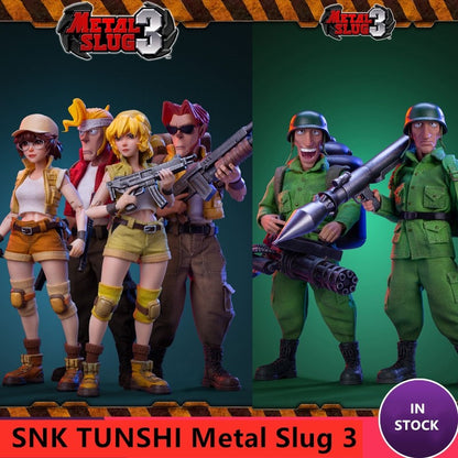 TUNSHI Studio Original SNK Model Official Metal Slug 3 Marco Tarma Rebel Soldier 1/12 Mecha Action Figure Toys EM ESTOQUE
