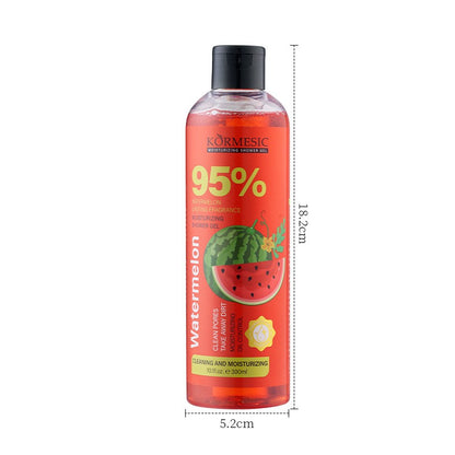 300ml Orgânico Infusão de Frutas Gel de Banho Loção Corporal Lavagem Embelezadora da Pele Banho Clareador Delicado Suave Creme de Cuidado