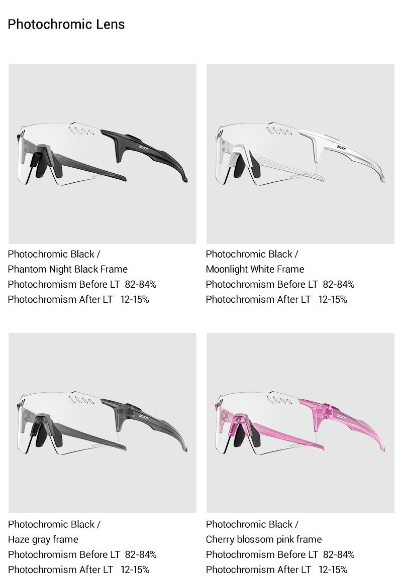 SCVCN Outdoor Photochromic Sunglasses Sports Bike Cycling Glasses Man MTB Climbing Glasses Eyewear Women Driving Bicycle Goggles