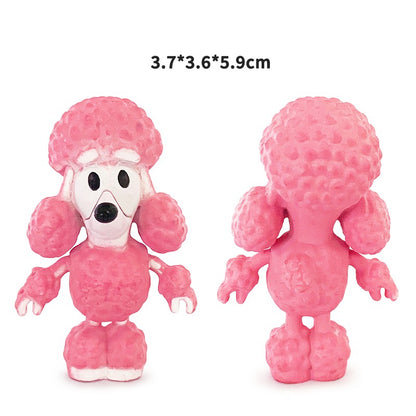 Bluey e Bingo Série Família Anime Modelo de Bonecos de Ação Desenhos Animados Mini Bonecos de PVC Enfeites Presente de Brinquedos de Decoração de Aniversário Infantil