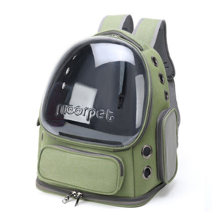 Mochila Transportadora para Pássaros, Gaiola de Viagem para Papagaios com Poleiro e Comedouros para Papagaio e Calopsita para Visitas ao Veterinário, Acampamento, Caminhada, Viagem