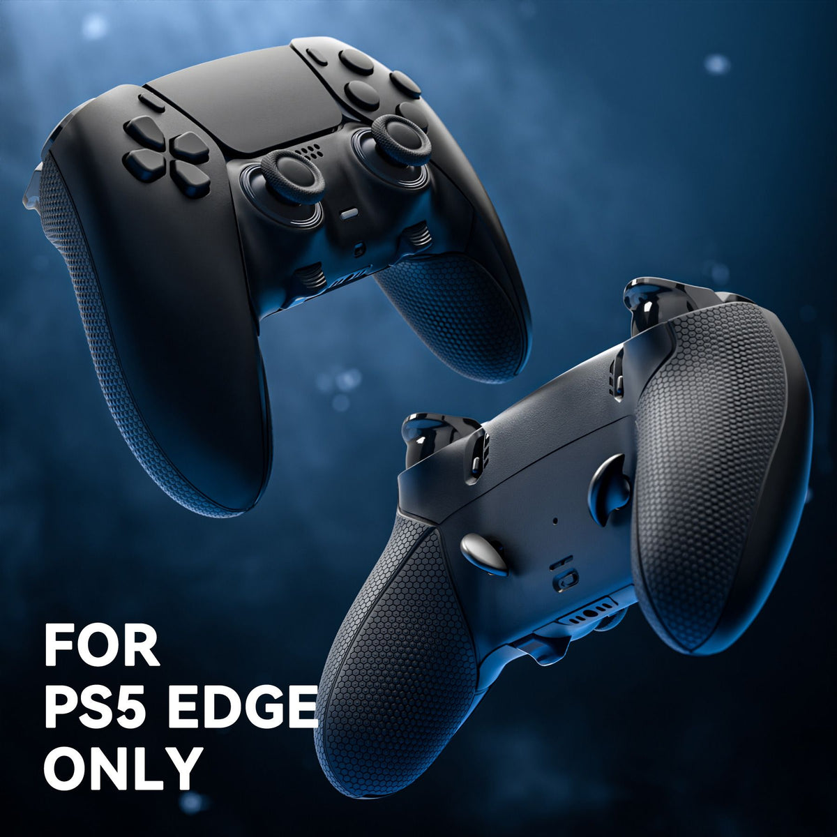 eXtremeRate Beyond-ARC Full Set Shell & Buttons for ps5 Edge Controller, Rubberized Grip Back Plate, Faceplate, Clip Shell