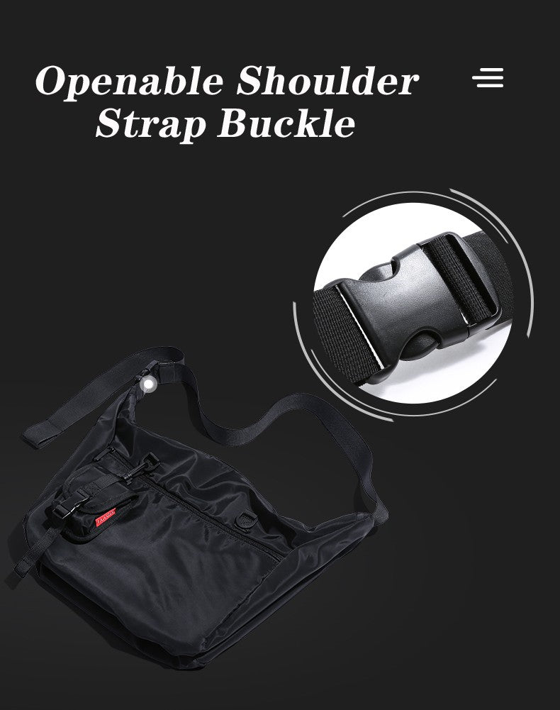 MOYYI INS Korean Style Men Messenger Bags Women Travel Casual Large Hobo Bag Waterproof Nylon Laptop Crossbody Shoulder Bag