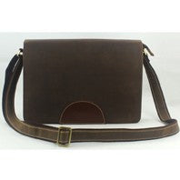 Vintage Military Canvas + Genuine Leather Men Shoulder Bag Sling Crossbody Bag Tote Handbag Men Canvas Messenger Bag  Leisure