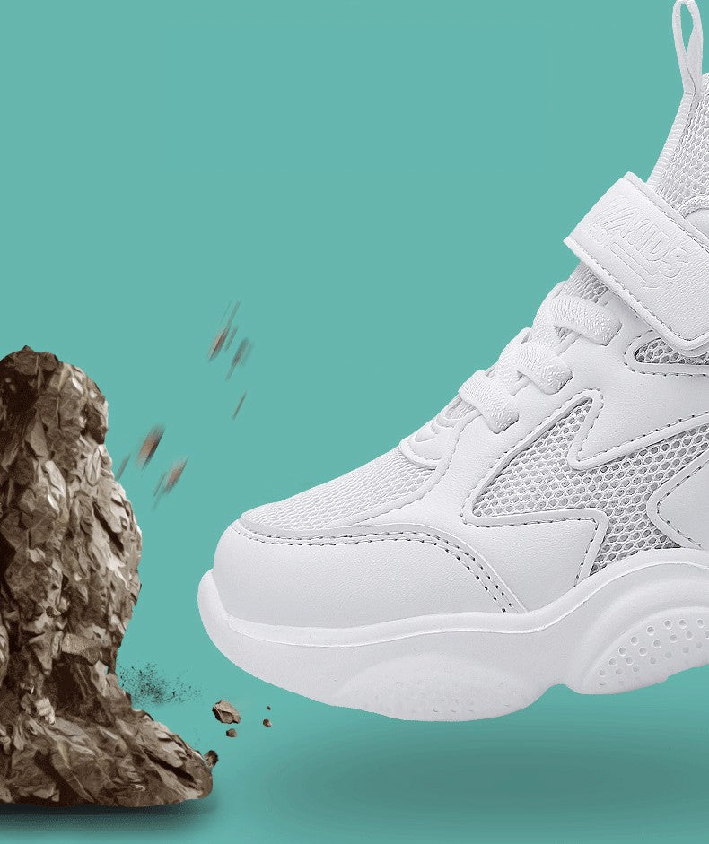 Kids Sports Shoes Children Casual Running Shoes for Boys Girls Mesh Breathable Fashion Sneakers Spring Summer Anti-skid Soft kid