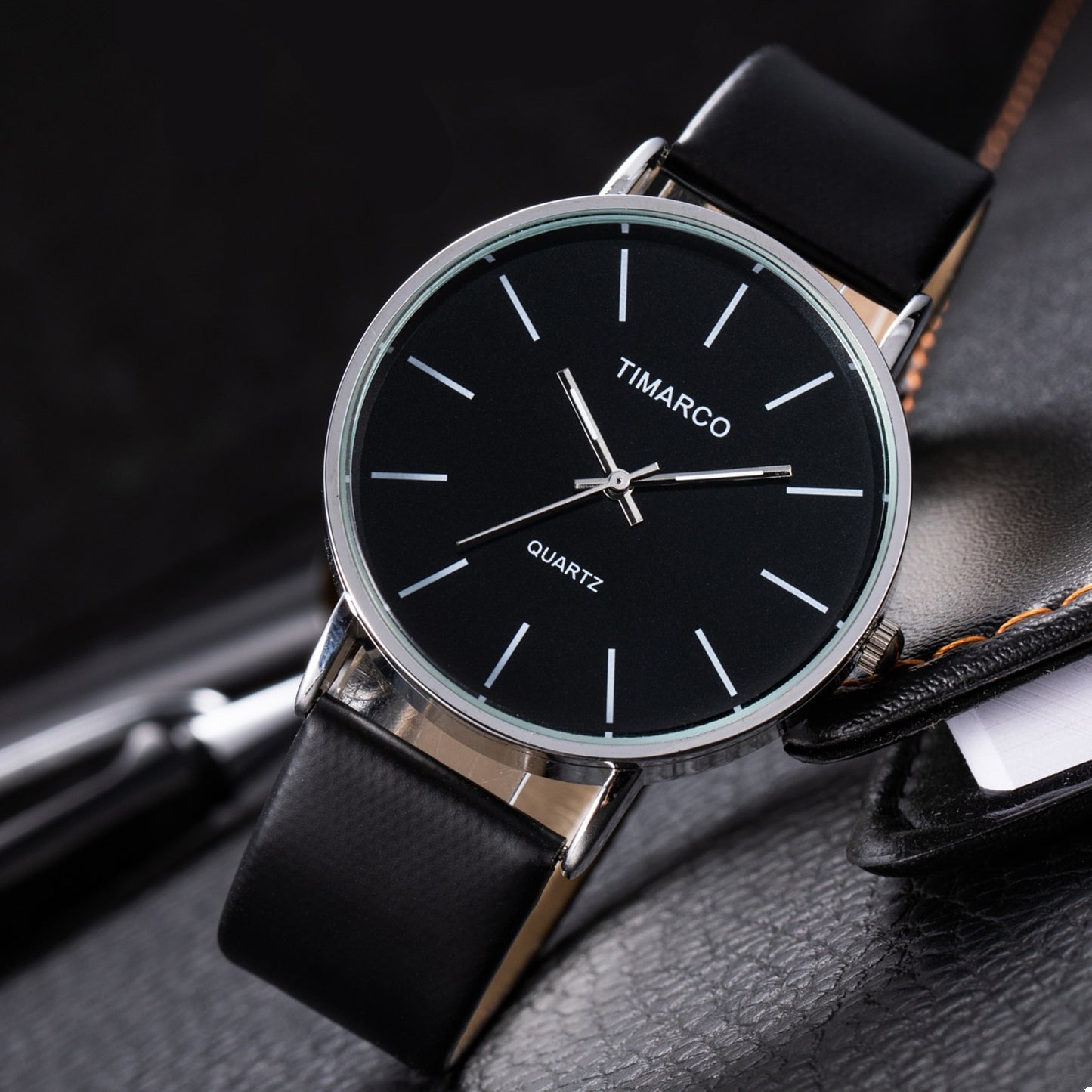 Women's Watches Simple Style Watch Fashion Metal Round Dial Analog Quartz Watch for Men Women Minimalist Watch Quartz Clock