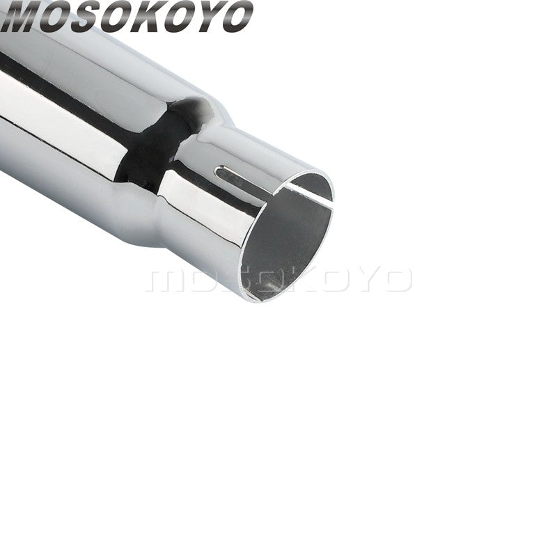Motorcycle Tappered Slip-On Exhaust Pipe For Harley Touring Street Road Electra Glide Road King FLHR FLHX FLTRX FLHTK 2017-2023
