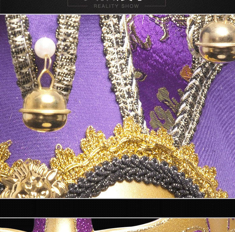 New European and American painted masks for Halloween dance parties - high - end Venetian masks for Italian ladies' performances