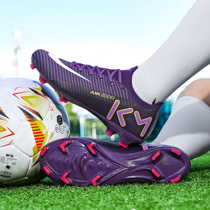 New Men Women Football Field Boots Studded Comfortable Unisex Soccer Shoes Cleats Ultralight Professional Sneakers Comfortable